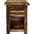 Lima Live Edge 25 Inch Nightstand - Provincial Stain