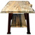 Lima Coffee Table with Shelf & Copper Creek Legs - Clear Lacquer