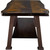 Lima Coffee Table with Shelf & Copper Creek Legs - Jacobean Stain