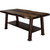 Lima Coffee Table with Shelf & Copper Creek Legs - Jacobean Stain