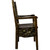 Lima Live Edge 32 Inch Dining Side Chair - Jacobean Stain