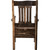 Lima Live Edge 32 Inch Dining Side Chair - Provincial Stain