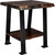 Lima End Table with Shelf - Jacobean Stain