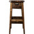 Lima 24 Inch Backless Barstool - Provincial Stain
