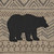 Tribal Mountain Bear Decorative Dishtowel - Set of 2