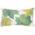 Falling Leaves Oblong Accent Pillow - White