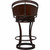 Boseman Leather & Iron Barstool