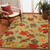 Fall Leaves Moss Indoor/Outdoor Rug - 8 x 12