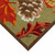 Fall Leaves Moss Indoor/Outdoor Rug - 2 x 8