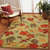 Fall Leaves Moss Indoor/Outdoor Rug - 5 x 8