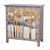 Fir Wood Cabinet with Tree Scene