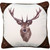 Buck Portrait Accent Pillow