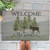 Woodland Moose Welcome Outdoor Doormat