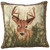 Sweet Stag Needlepoint Pillow