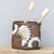 Headdress & Tooled Leather Toothbrush Holder - CLEARANCE