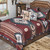 Crimson Durango Mesa Quilt Bed Set - Full/Queen