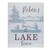 Mountain Lake Plaques - Set of 2