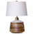 Marble Wood Table Lamp