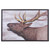 Golden Rack Moose Painting
