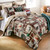 Woodland Christmas Quilt Bed Set - King