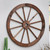 Wood Wagon Wheel Wall Hanging