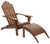 Bayside Foldable Adirondack Chair with Footrest