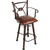 Coronado Swivel Counter Stool w/Arms - Bronco Antique Brown