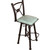 Coronado Swivel Barstool - Colonial Turquoise