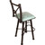 Coronado Swivel Barstool - Colonial Turquoise