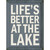 Better Life Lake Wall Art