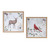 Rustic Wildlife Pencil Wall Art - Set of 2