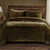 Leafy Green Velvet Duvet Cover Set - Super Queen