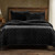 Black Night Velvet Quilt - Twin