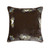 Leafy Green Floral Velvet Square Pillow