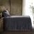 Azure Gray Velvet Bed Set - Twin