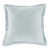 Blue Ice Velvet Flanged Square Euro Sham