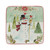 Christmas Delight Square Plates - Set of 4