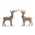 Wintry Deer Sculptures - Set of 2 - OUT OF STOCK UNTIL 08/26/2024