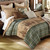 Woodland Sage Bear & Moose Quilt Bed Set - Queen