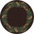 Pinecone Wreath Rug - 8 Ft. Round