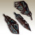 Mesa Turquoise Metal Feathers - Set of 3