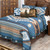 Blue Canyon Quilt Bed Set - Queen