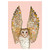 Barn Owl Wings Canvas Art