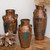 Copper Ridge Pottery Vases - Set of 3