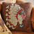 Native Chief Hooked Wool Pillow