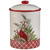 Red Bird Ceramic Cookie Jar