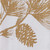 Golden Pine Branch Dishtowel - Set of 4