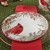 Red Bird Ceramic Salad Plate - Set of 4