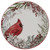 Red Bird Ceramic Salad Plate - Set of 4