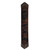 Fringed Moose Brindle Leather Table Runner - 96 Inch